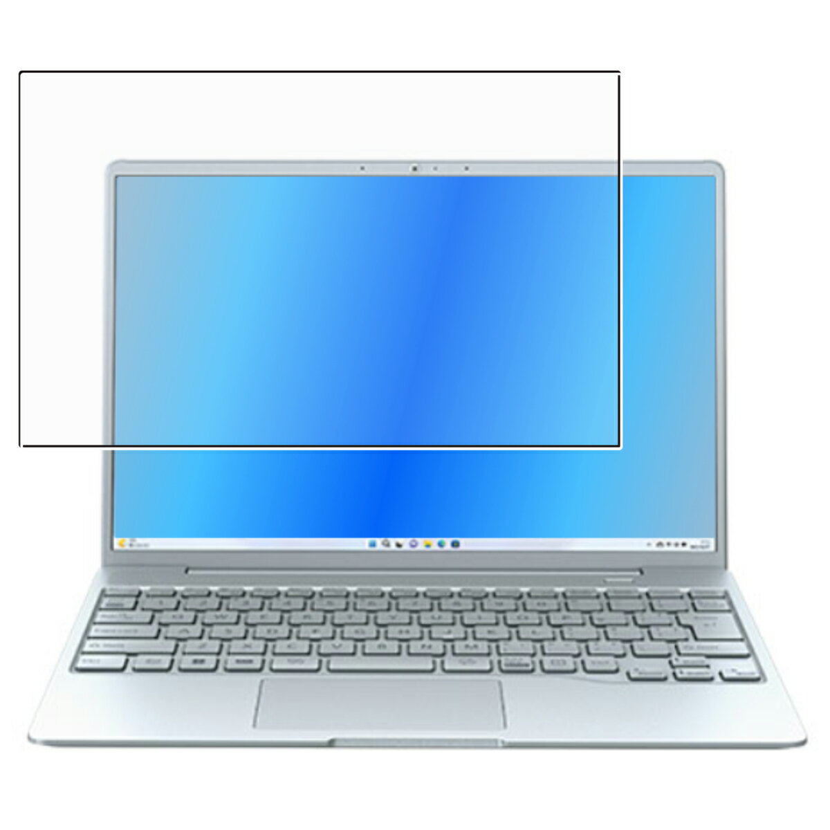 【2枚セット】Fujitsu LIFEBOOK CH75/G3 CH90/G3 WC1/G3 2022年11月モデル 用 [N30] 抗菌 抗ウイルス 反射防止 液晶 保護 フィルム ★ フジツウ ライフブック FMV