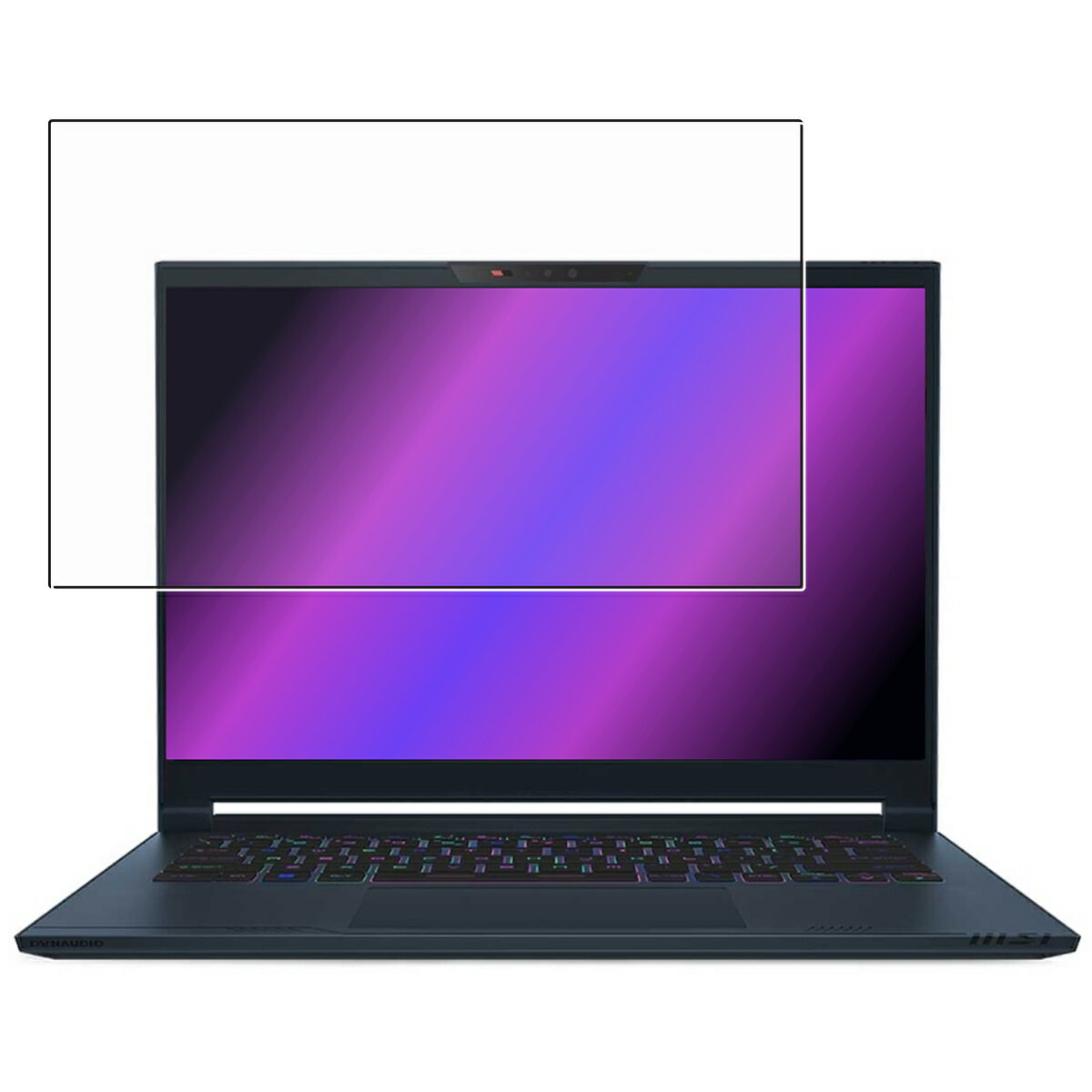 【2枚セット】MSI Stealth 14 Studio A13V 2023年モデル 用 [N35] 超撥水 すべすべ 抗菌 抗ウイルス クリア タイプ 液晶 保護 フィルム ★ エムエスアイ ステルス フォーティーン スタジオ