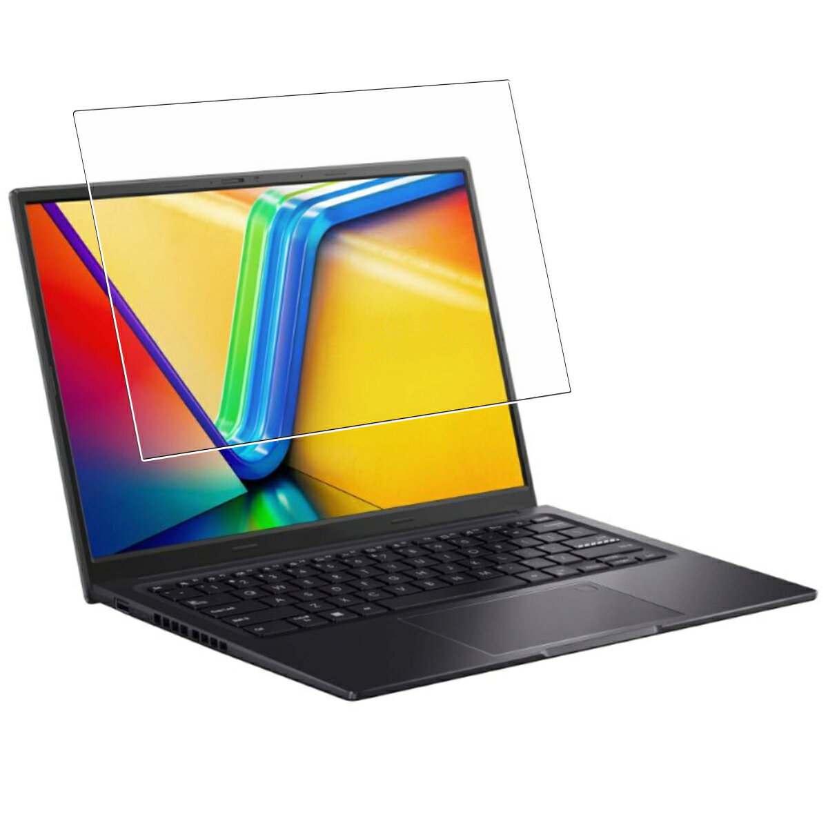 【スーパーSALE 30%OFF】ASUS Vivobook 14X K3405 2023年モデル 用 [N35] 超撥水 すべすべ 抗菌 抗ウイルス クリア タイプ 液晶 保護 フィルム ★ エイスース ビボブック フォーティーンエックス