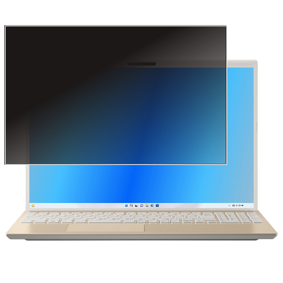 VAIO F16 VJF161シリーズ 2023年モデル 16インチ 用 [N40] 2way のぞき見防止 プライバシー保護 画面に貼る 液晶 保護 フィルム ★ バイオ シックスティーン