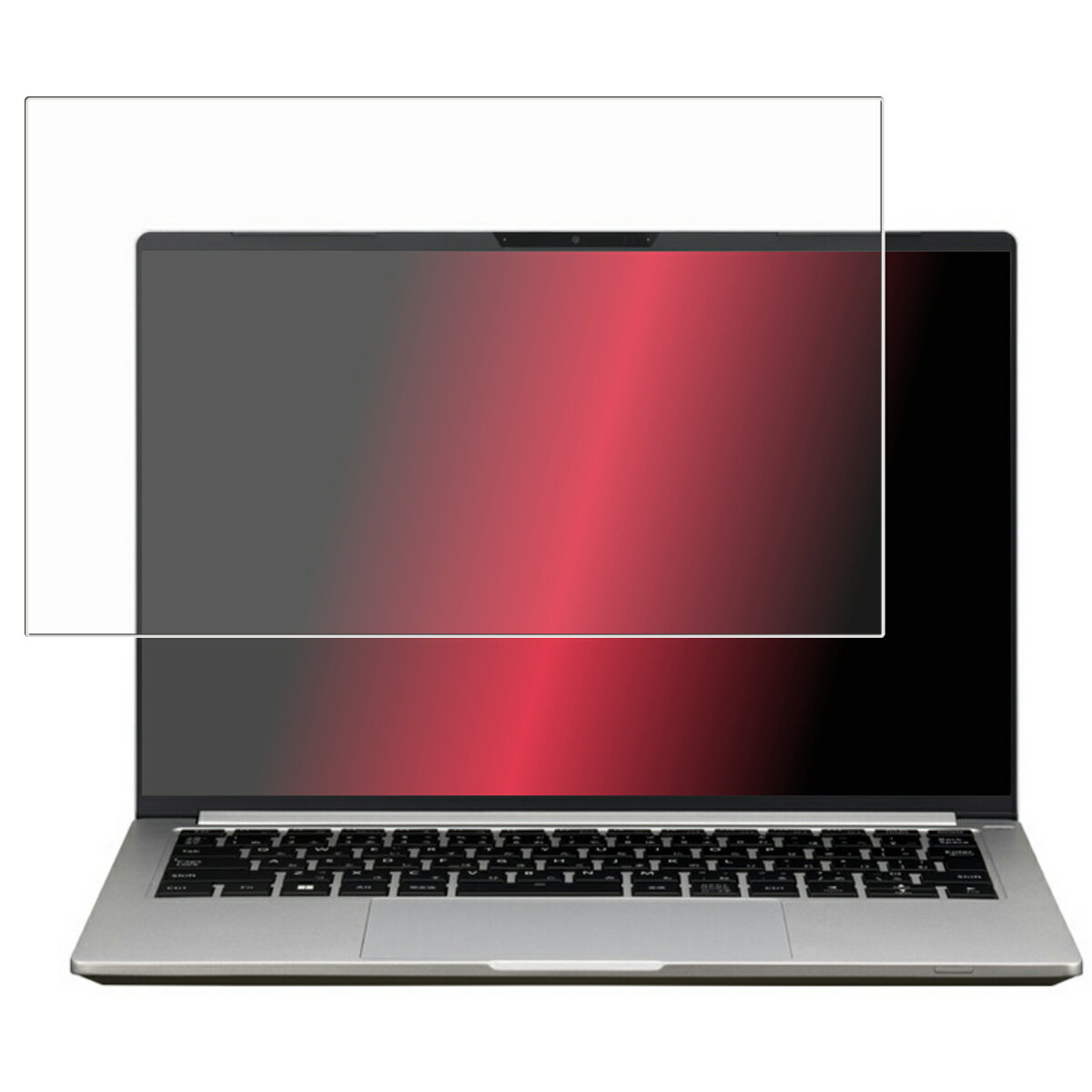 mouse DAIV Z4 2023年6月モデル 用 [N35] 超撥水 すべすべ 抗菌 抗ウイルス クリア タイプ 液晶 保護 フィルム ★ マウスコンピューター ダイブ ゼット フォー