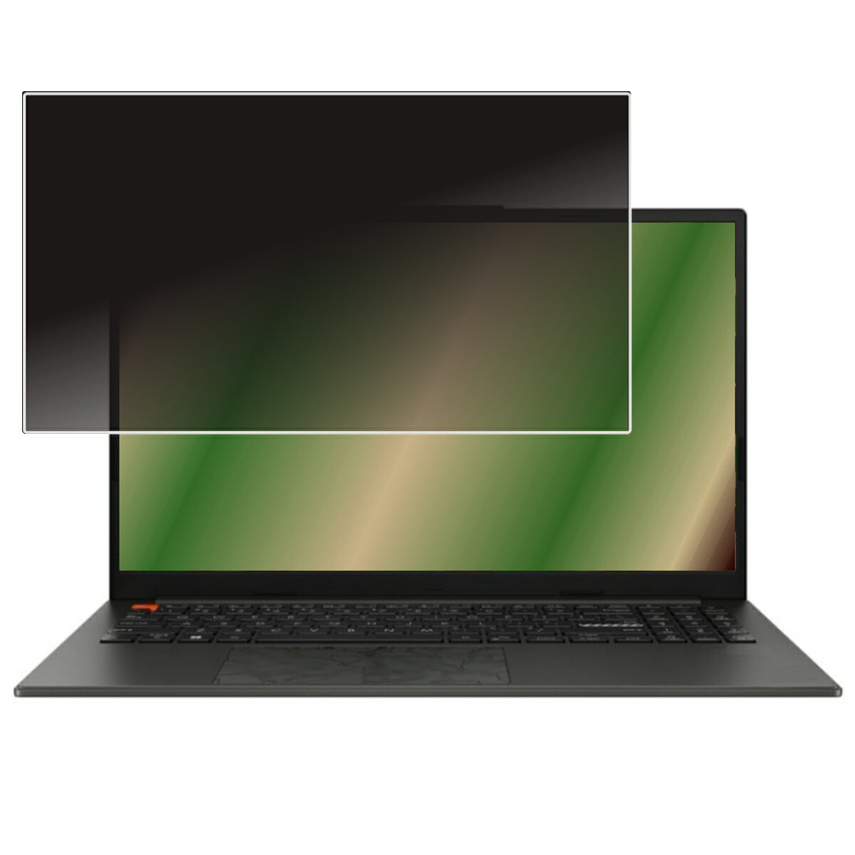 ASUS Vivobook S 15 OLED BAPE Edition K5504 2023年モデル 用 [N40] 4way のぞき見防止 プライバシー保護 画面に貼る 液晶 保護 フィルム ★ エイスース ビボブック エス フィフティーン オーレッド ベイプ エディション