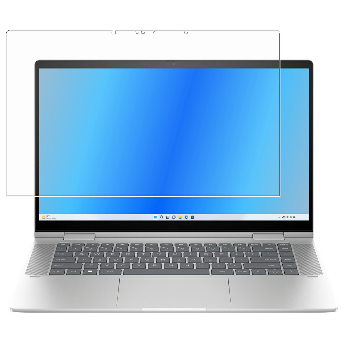 HP ENVY x360 15-fe 15-fe0000 2023年モデル 用 [N40] 高硬度 9H ブルーライトカット クリア 液晶 保護 フィルム ★ 強化 ガラスフィルム と同等の 高硬度9H フィルム エイチピー エンヴィ
