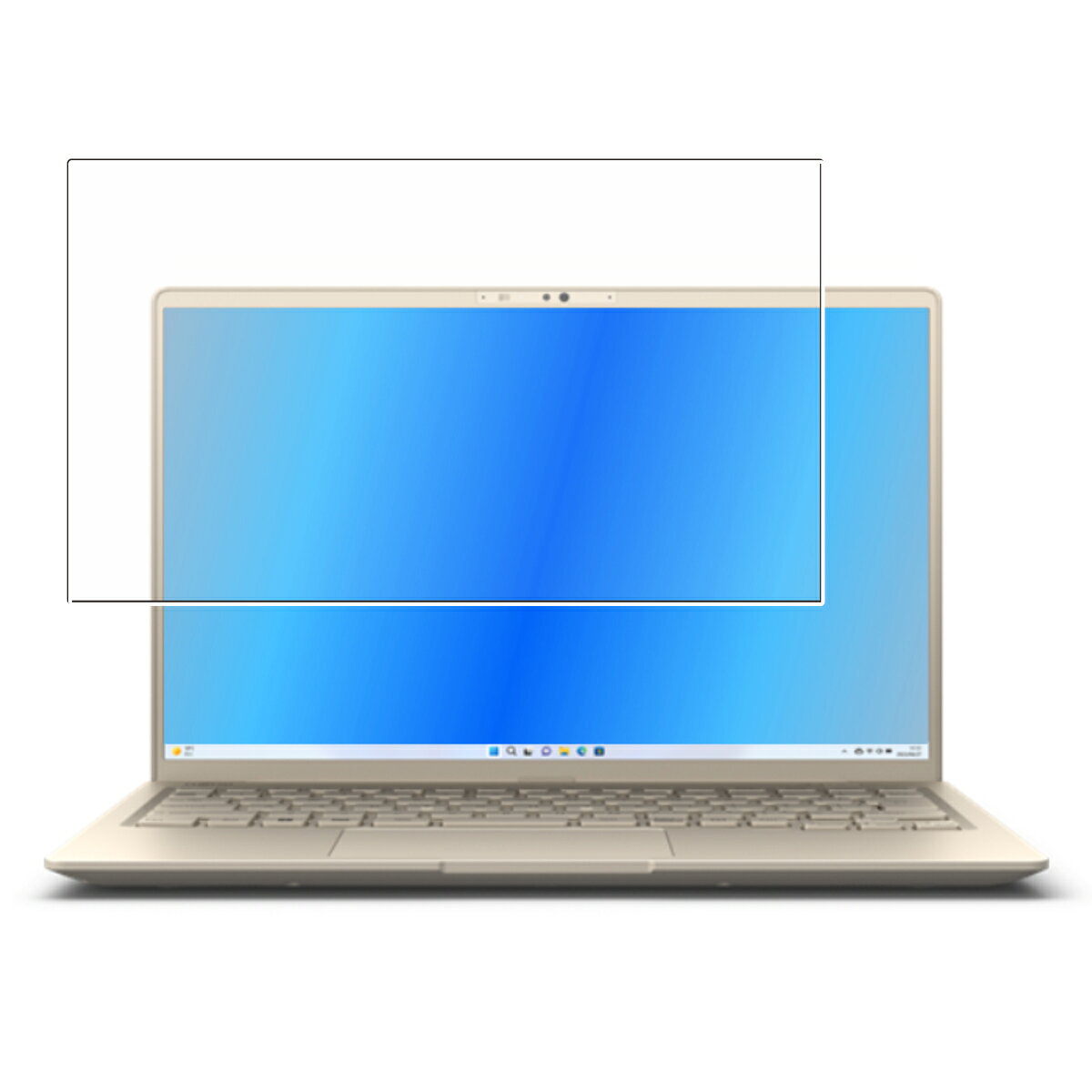 【2枚セット】Fujitsu FMV LIFEBOOK MH55/J1 2024年1月モデル 用 [N35] 抗菌 抗ウイルス 防指紋 クリア 液晶 保護 フィルム ★ フジツウ エフエムブイ ライフブック