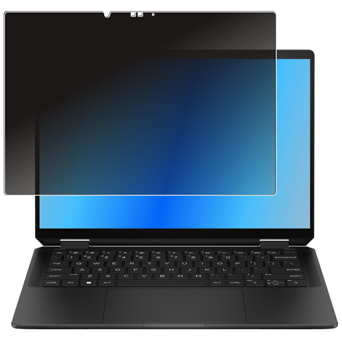 HP Spectre x360 14-eu 14-eu0000 2024年モデル 用 [N35] 4way のぞき見防止 プライバシー保護 画面に貼る 液晶 保護 フィルム ★