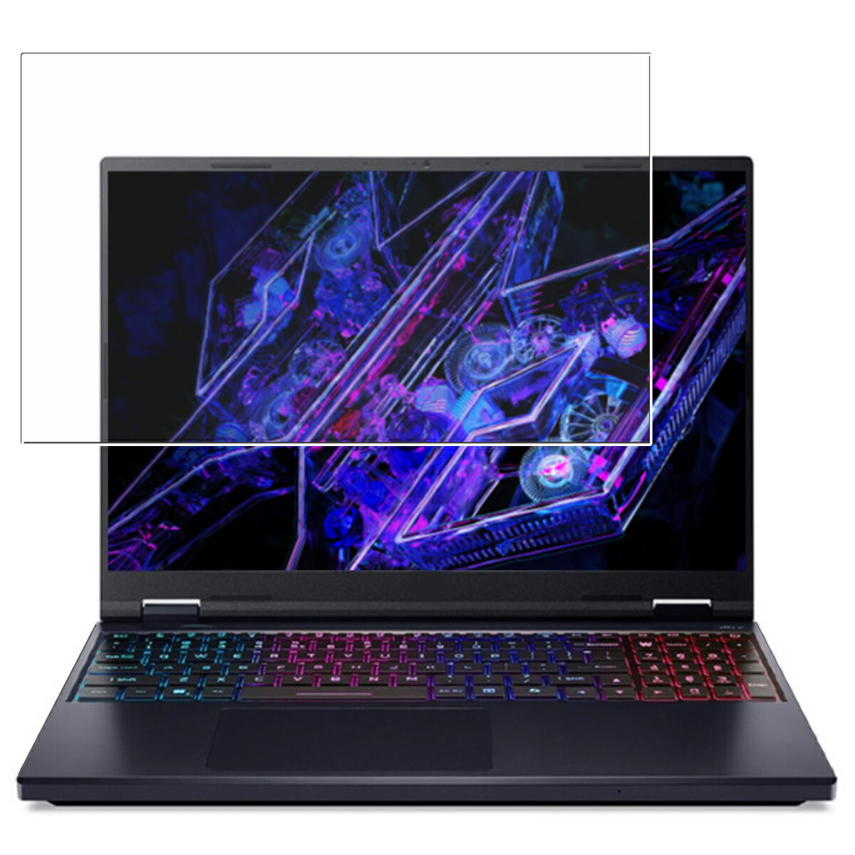 Acer Predator Helios Neo 16 2024年モデル 用 [N40] 超撥水 すべすべ 抗菌 抗ウイルス クリア タイプ 液晶 保護 フィルム ★ エイサー