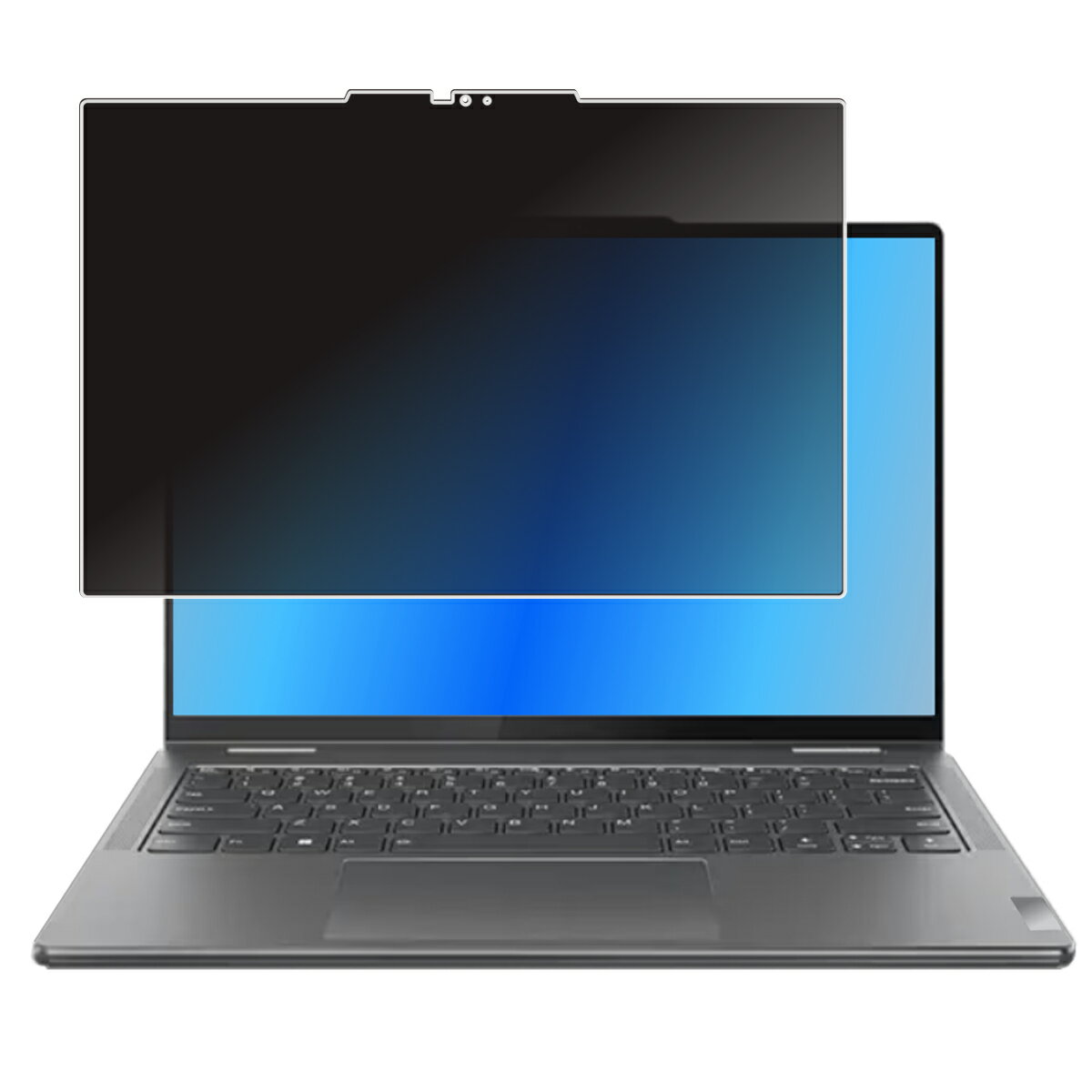 Lenovo Yoga 7 2-in-1 Gen 9 / Yoga 7i 2-in-1 Gen 9 (14型) 用 [N35] 4way のぞき見防止 プライバシー保護 画面に貼る 液晶 保護 フィルム ★ レノボ ヨガ