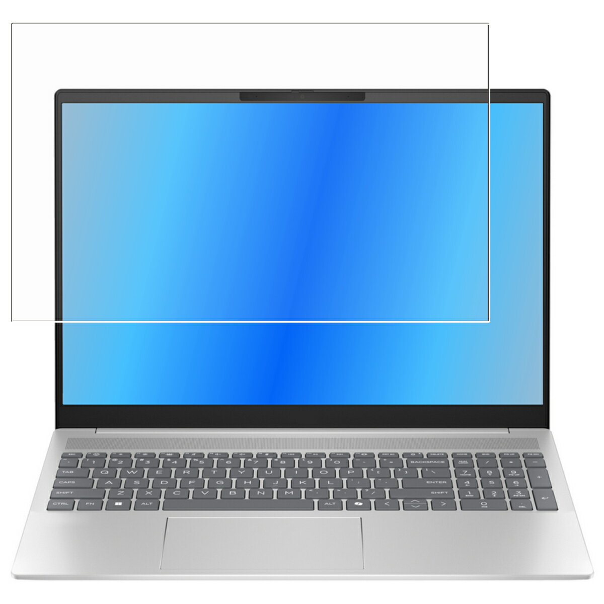 【2枚セット】HP Pavilion 16-ag 16-af 2024年モデル 用 [N40] 超撥水 すべすべ 抗菌 抗ウイルス クリア タイプ 液晶 保護 フィルム ★ エイチピー パビリオン(2)