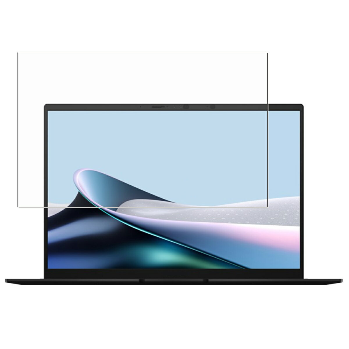【2枚セット】ASUS Zenbook 14 UM3406 2025年モデル 用 [N35] 超撥水 すべすべ 抗菌 抗ウイルス クリア タイプ 液晶 保護 フィルム ★ エイスース ゼンブック フォーティーン