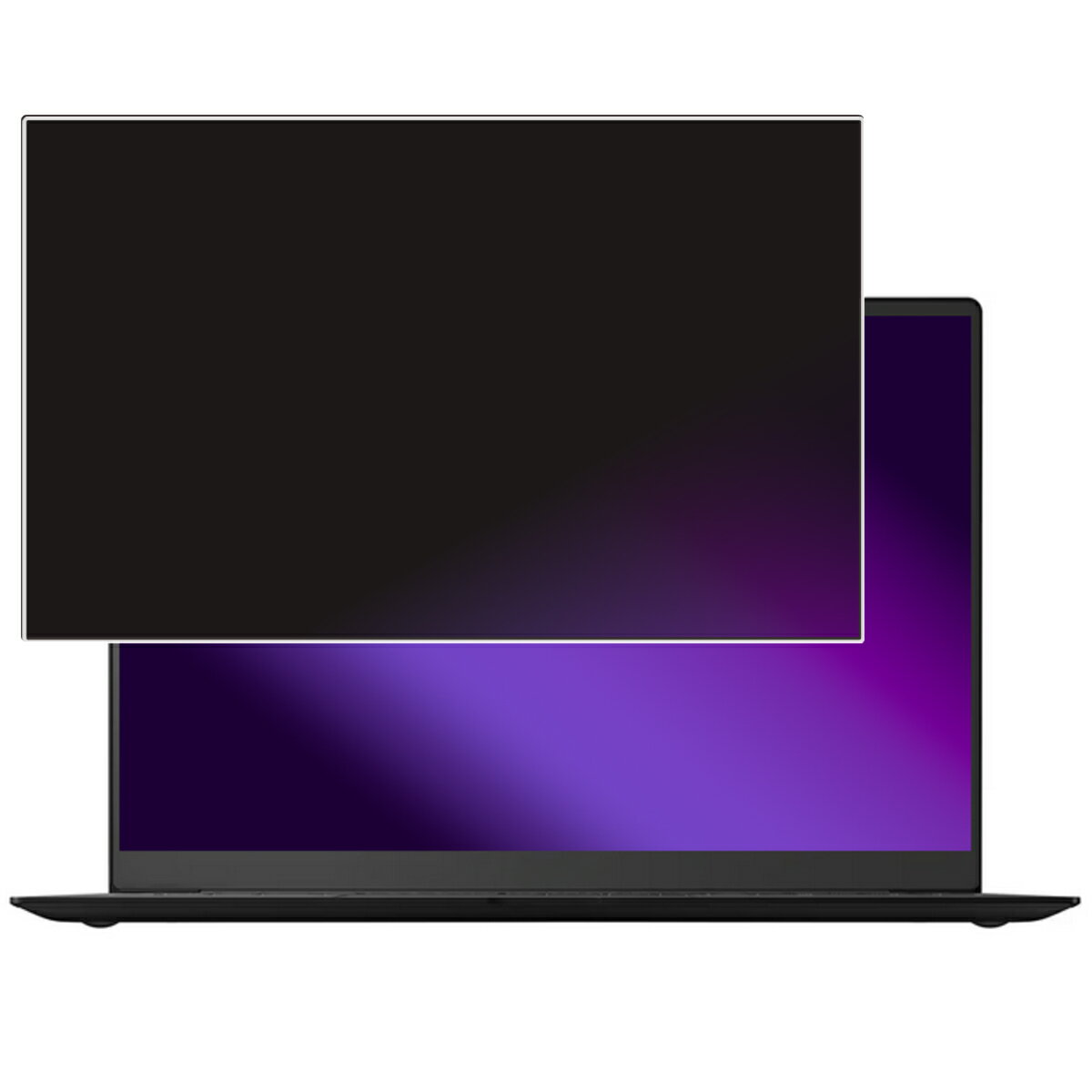 【2枚セット】【着脱式】 LG gram Pro 17 17Z90TP 2025年モデル 用 [N40] 用 2way プライバシー保護 フィルター 着脱タイプ ★ エルジー エレクトロニクス グラム プロ セブンティーン(2)