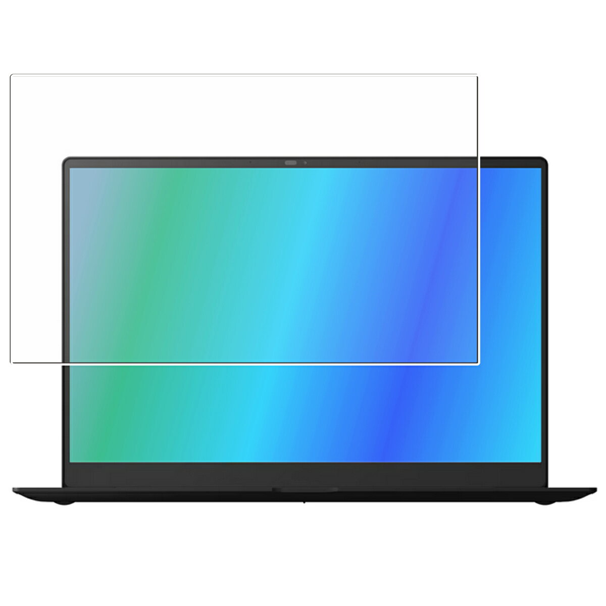 【2枚セット】LG gram Pro 16 16Z90TS 2025年モデル 用 [N40] 超撥水 すべすべ 抗菌 抗ウイルス クリア タイプ 液晶 保護 フィルム ★ エルジー エレクトロニクス グラム プロ シックスティーン