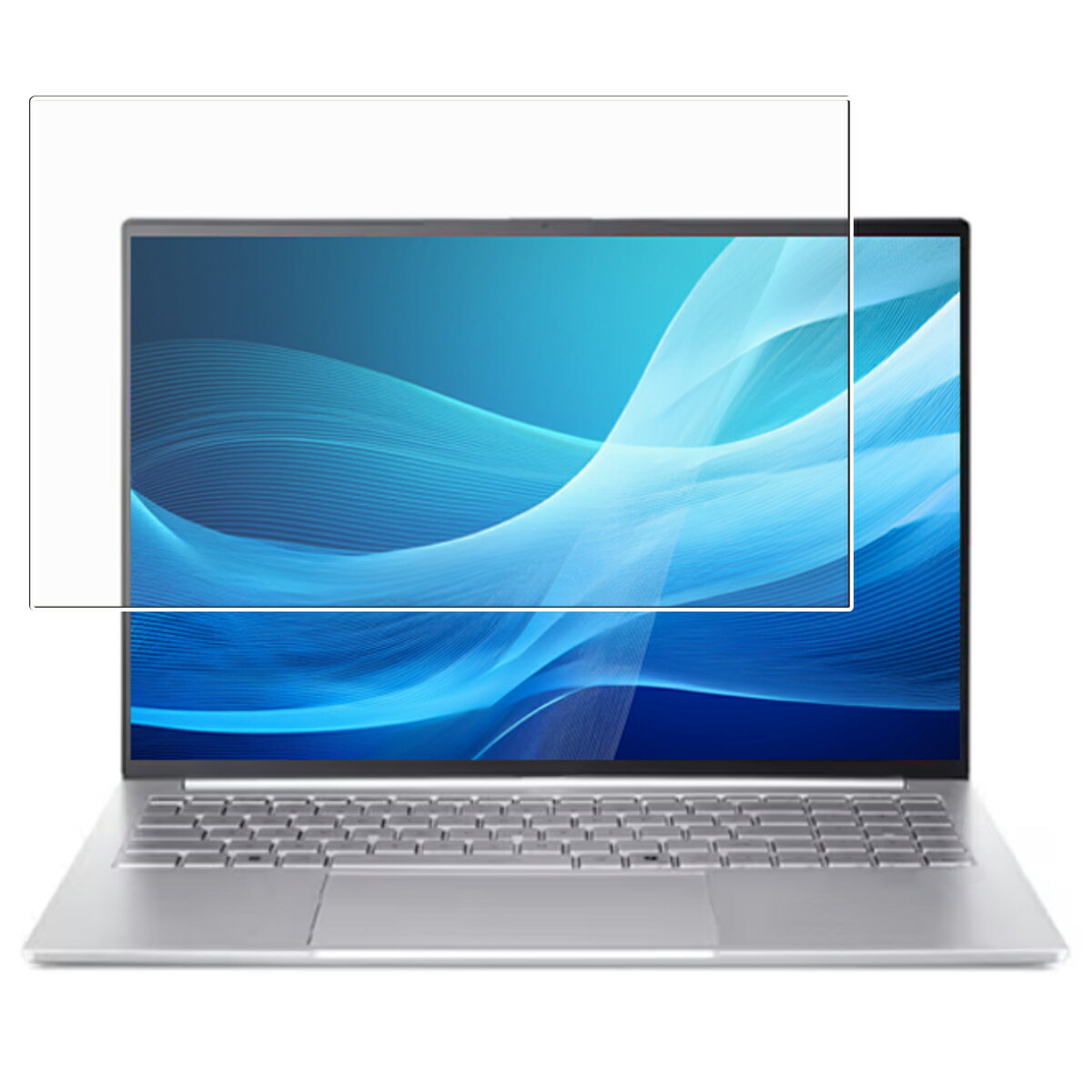 Acer Swift Lite 16 2025年モデル 用 [N40] 安心の5大機能 衝撃吸収 ブルーライト カット 液晶 保護 フィルム 反射防止 抗菌 気泡レス ★ エイサー スイフト ライト シックスティーン