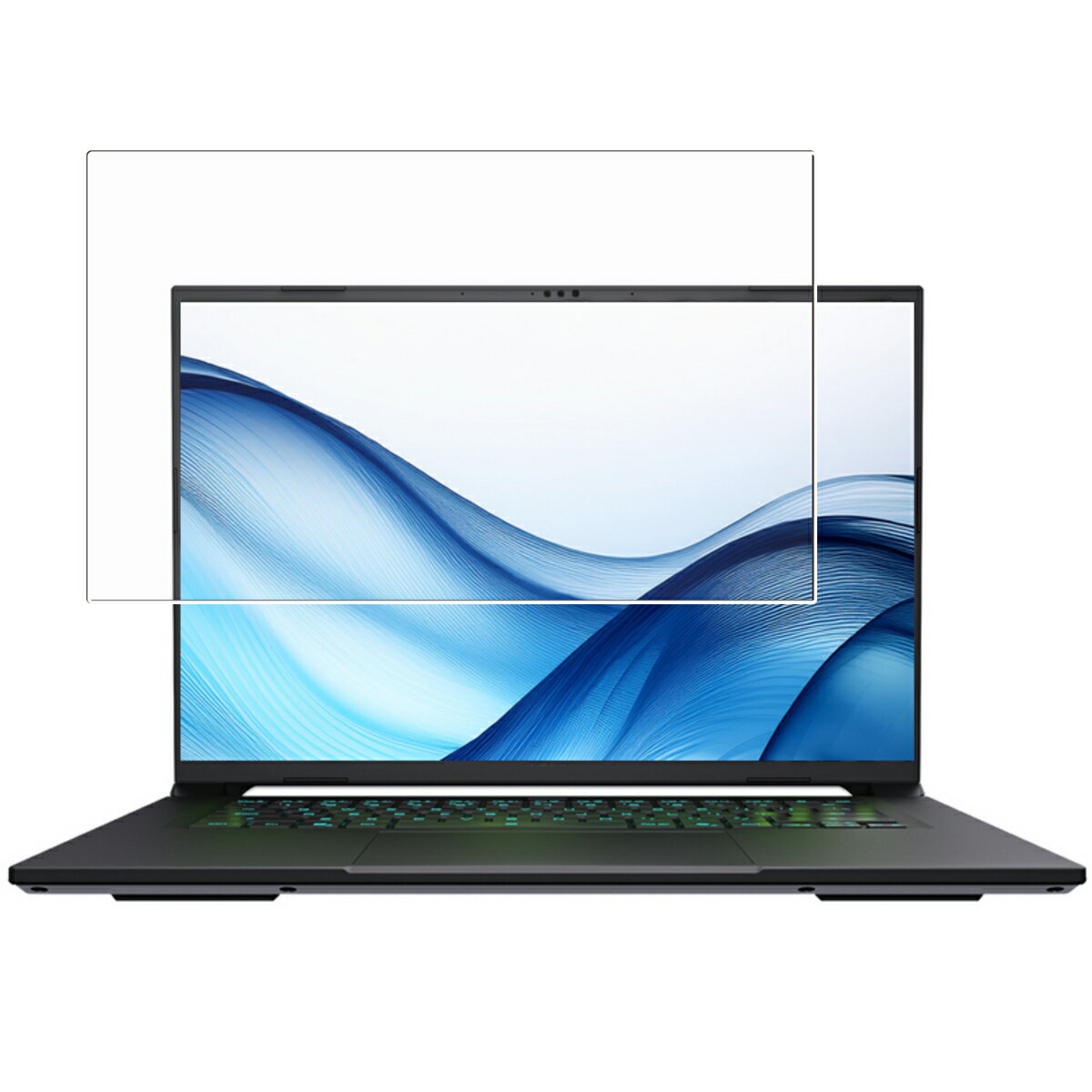 【2枚セット】GIGABYTE AERO X16 EG61H 2025年モデル 用 [N40] 超撥水 すべすべ 抗菌 抗ウイルス クリ..