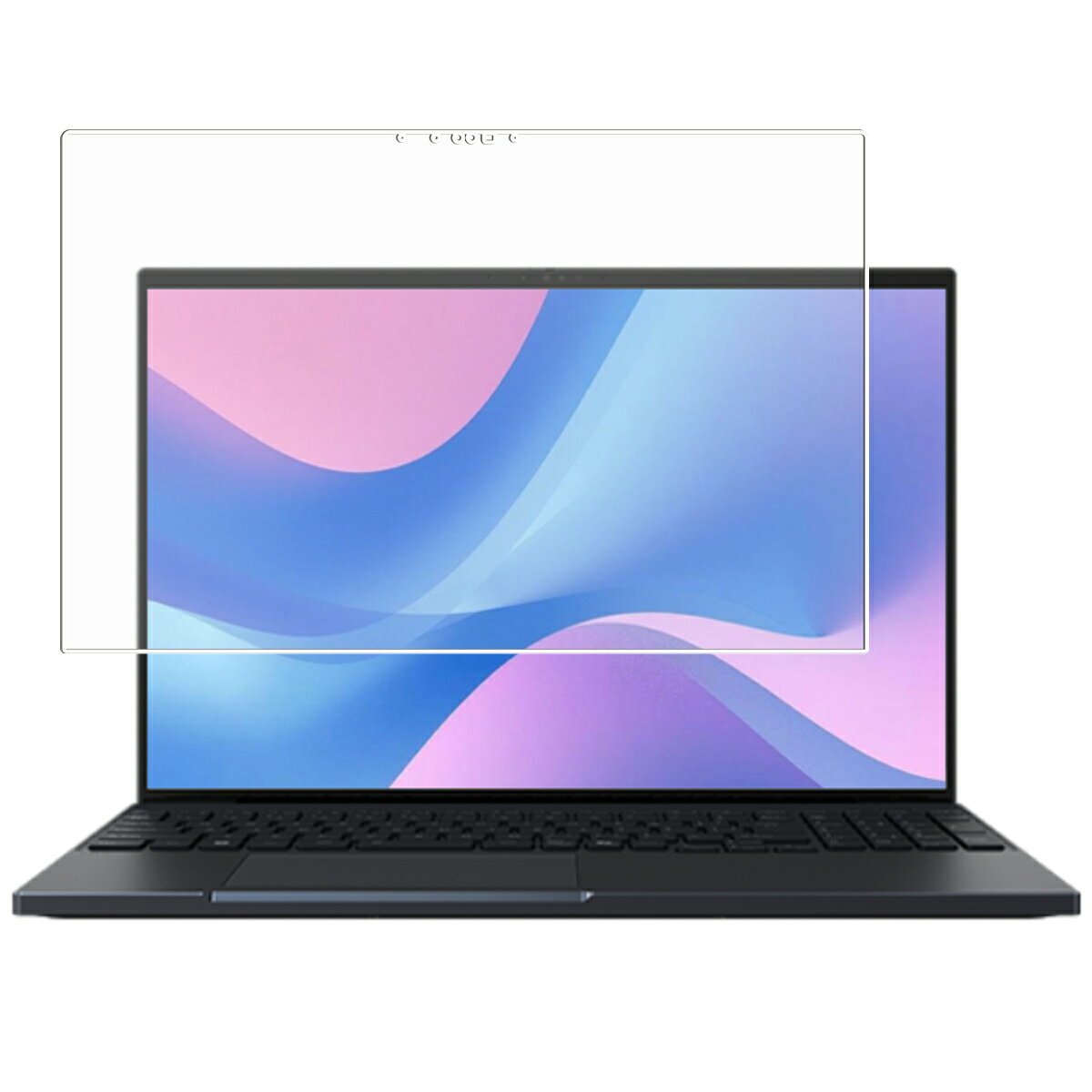 Fujitsu FMV Note A A79-L1 WA4-L1 2026年モデル 用 [N40] 安心の5大機能 衝撃吸収 ブルーライト カット 液晶 保護 フィルム 反射防止 抗菌 気泡レス ★ フジツウ エフエムブイ ノート エー