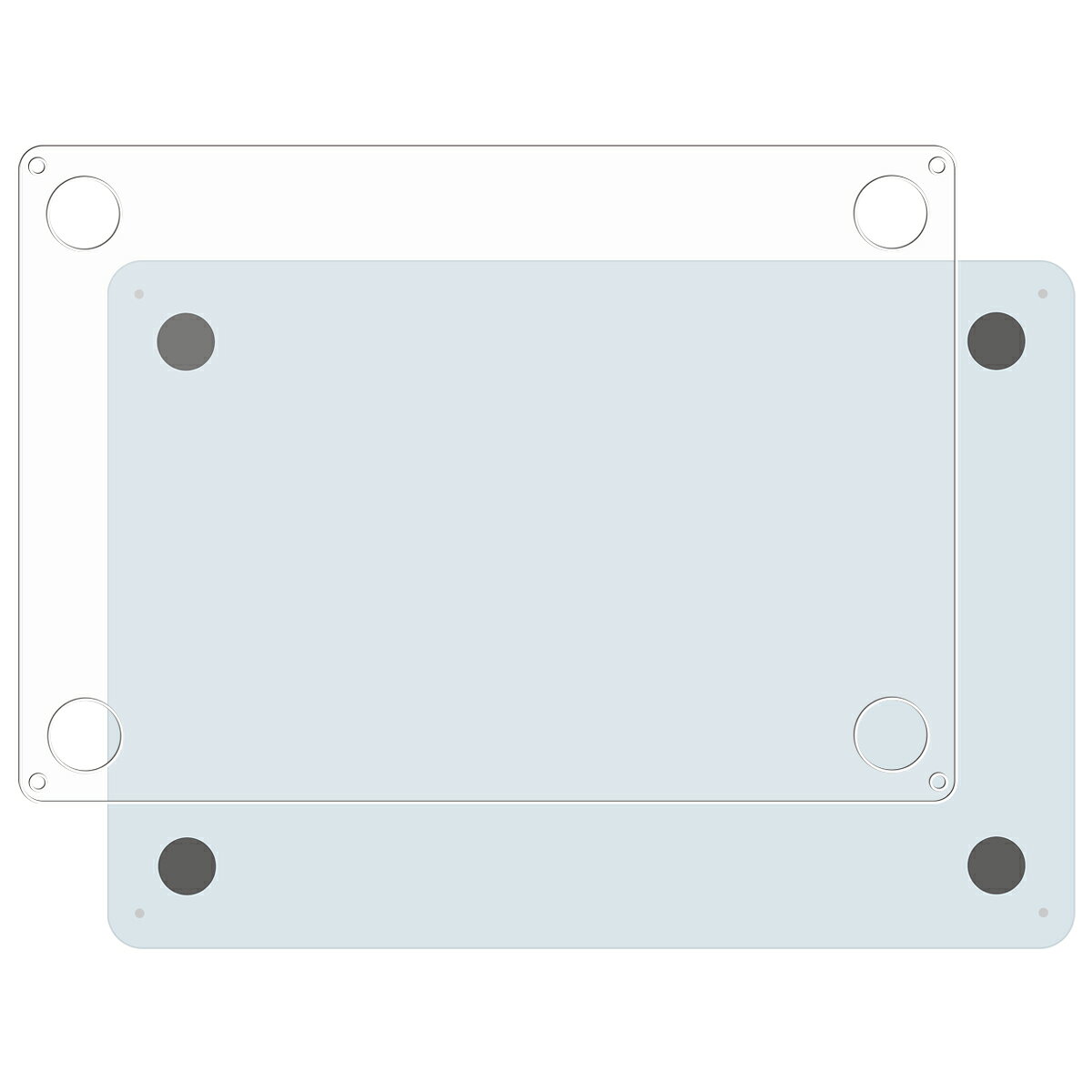 Rakuten - MacBook Air M4 2025 13インチ 用 [N35] 高硬度 9H アンチグレア タイプ 底面 保護 フィルム ★ 強化 ガラスフィルム と同等の 高硬度9H アップル マックブック エアー エムフォー