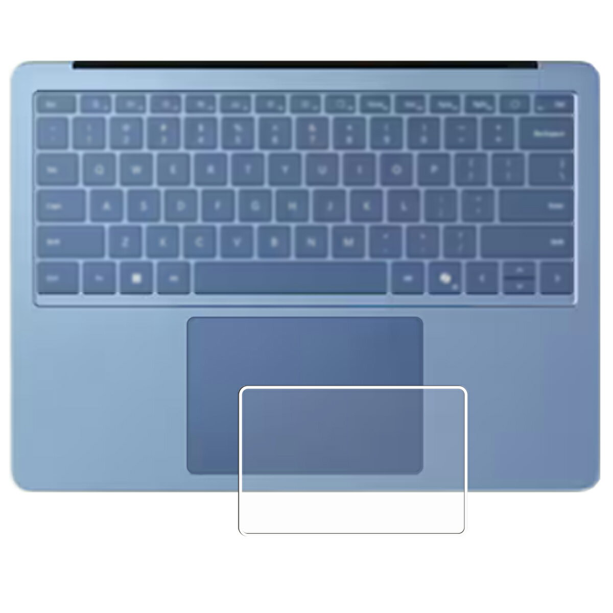 Microsoft Surface Laptop 第7世代 Copilot+ PC 13.8インチ 用 防指紋 クリア タイプ タッチパッド 専用 保護 フィルム ★ トラックパッド マイクロソフト サーフェス ラップトップ コパイロット プラス ピーシー