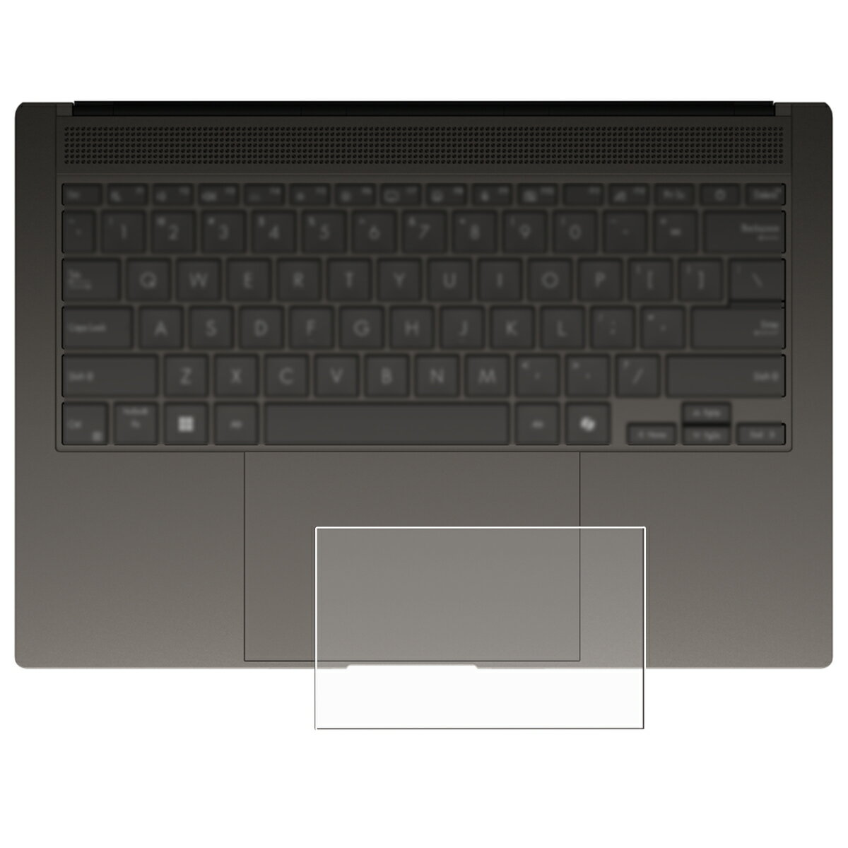 ASUS Zenbook S 14 UX5406 2024年モデル 用 抗菌 抗ウイルス 反射防止 タッチパッド 専用 保護 フィルム ★ トラックパッド エイスース ゼンブック エス フォーティーン