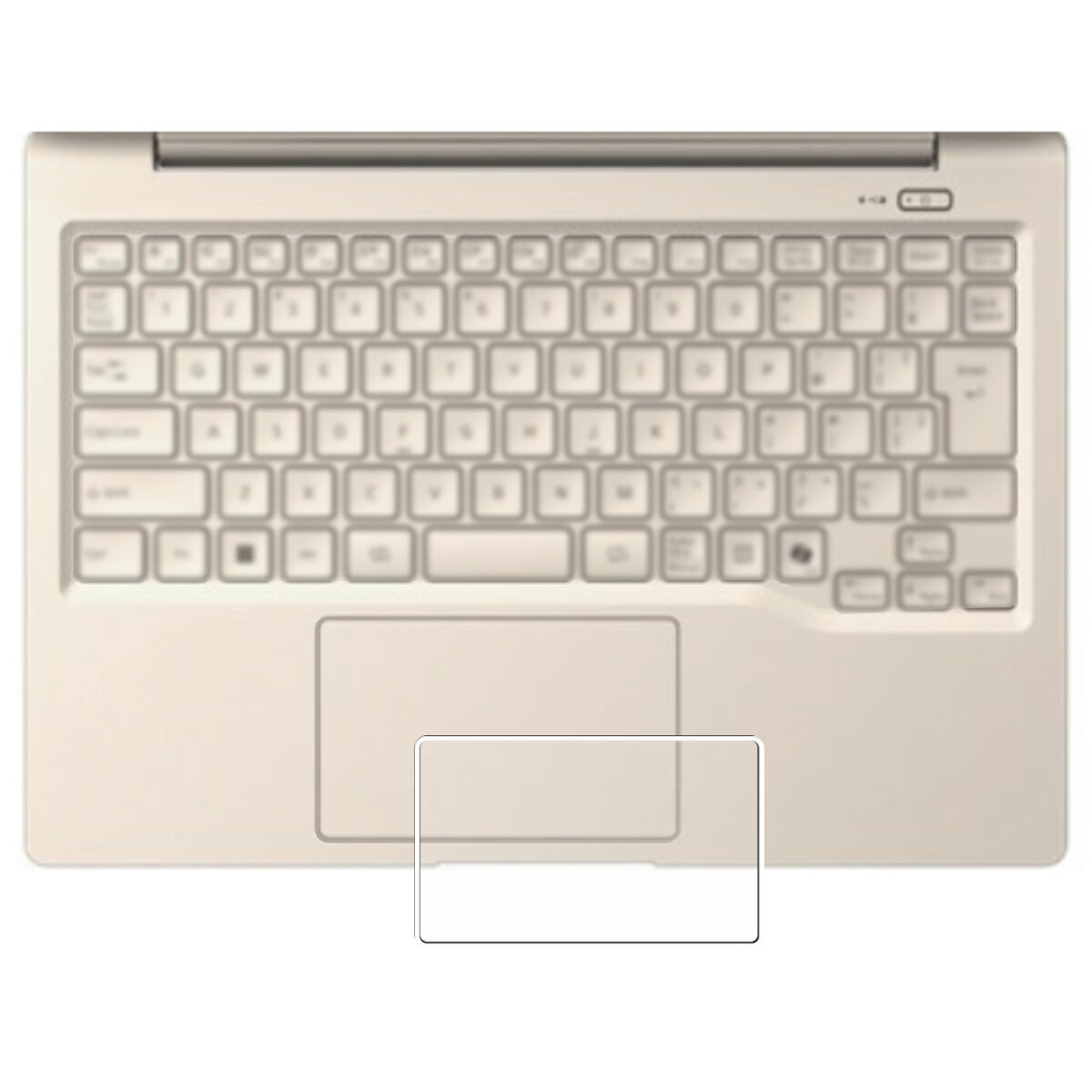 【スーパーSALE 半額 50%OFF】Fujitsu FMV LIFEBOOK MH55/J3 WMB/J3 2024年10月モデル 用 超撥水 すべすべ 抗菌 抗ウイルス クリア タイプ タッチパッド 専用 保護 フィルム ★ トラックパッド フジツウ エフエムブイ ライフブック