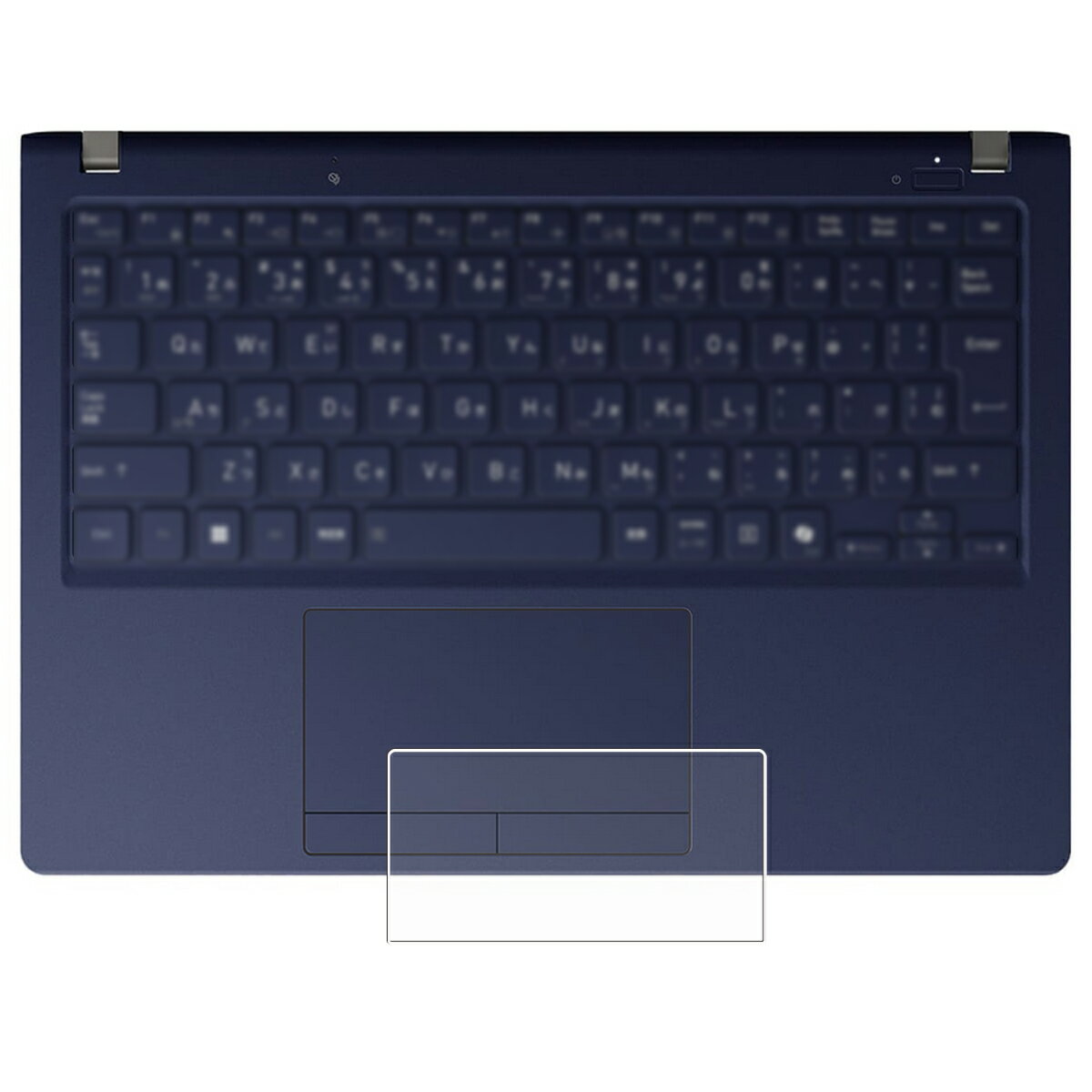 【2枚セット】dynabook Xシリーズ X8/Y X6/Y XZ/HY 2024年秋冬モデル 用 防指紋 クリア タイプ タッチパッド 専用 保護 フィルム ★ トラックパッド ダイナブック