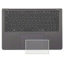 【2枚セット】NEC LAVIE SOL / LAVIE Direct SOL 2024年秋冬モデル 用 カーボン調 クリア タッチパッド 専用 保護 フィルム...