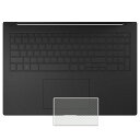 【2枚セット】LG gram Pro 17 17Z90TP 2025年モデル 用 カーボン調 クリア タッチパッド 専用 保護 フィルム ★ トラックパッド エ...