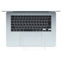 【2枚セット】MacBook Air M4 2025 15インチ 用 AR/マット ハイブリッド 高機能 反射低減 タッチパッド 専用 保護 フィルム ★ トラ...