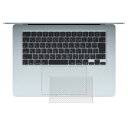 【2枚セット】MacBook Air M4 2025 15インチ 用 カーボン調 クリア タッチパッド 専用 保護 フィルム ★ トラックパッド アップル マッ...