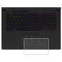 【2枚セット】ASUS ROG Strix SCAR 16 (2025) G635 用 防指紋 クリア タイプ タッチパッド 専用 保護 フィルム ★ トラック...