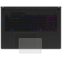 【2枚セット】ASUS ROG Strix SCAR 18 (2025) G835 用 カーボン調 クリア タッチパッド 専用 保護 フィルム ★ トラックパッ...