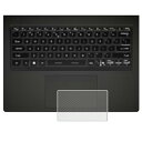 【2枚セット】MSI Venture A14 AI+ A3HM 2025年モデル 用 カーボン調 クリア タッチパッド 専用 保護 フィルム ★ トラックパッド...