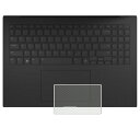 【2枚セット】LG gram 16 16Z90TL 2025年モデル 用 カーボン調 クリア タッチパッド 専用 保護 フィルム ★ トラックパッド エルジー ...