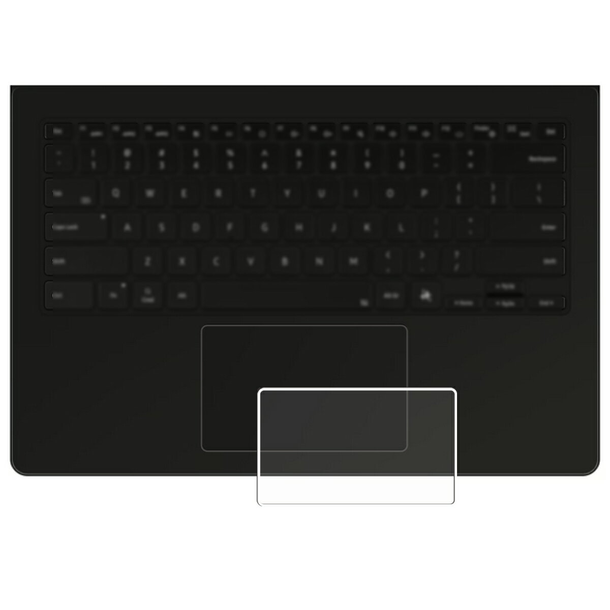 【2枚セット】Galaxy Tab S10 Ultra|S9 Ultra Book Cover Keyboard 用 抗菌 抗ウイルス 防指紋 クリア タッチパッド 専用 保護 フィルム ★ トラックパッド