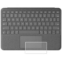 【2枚セット】ロジクール Combo Touch (iPad 10.2インチ 第7/8/9世代用) iK1057BKA 用 マット 反射低減 タイプ タッチパッド 専用 保護 フィルム ★ トラックパッド LOGICOOL コンボタッチ(2)
