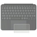 ロジクール Combo Touch (iPad Air 11インチ M2 iPad Air 第5世代用) iK1178GRA 用 カーボン調 クリア タッチパッド 専用 保護 フィルム ★ トラックパッド LOGICOOL コンボタッチ(2)