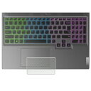 Lenovo Legion Slim 5 Gen 9 16型 2024-25年モデル 用 カーボン調 クリア タッチパッド 専用 保護 フィルム ★ トラックパッド レノボ レギオン スリム ファイブ ジェン ナイン(2)
