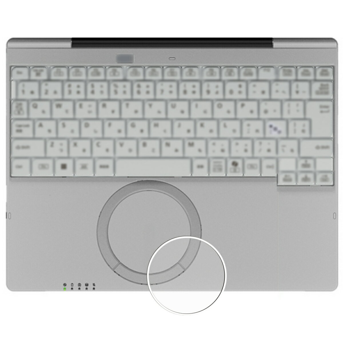 【2枚セット】Panasonic Let's note SC6 2025年モデル 用 抗菌 抗ウイルス 反射防止 タッチパッド 専用 保護 フィルム ★ トラックパッド パナソニック レッツノート エスシーシックス