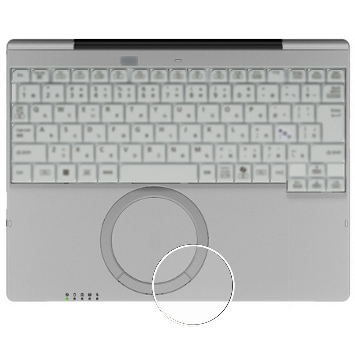 Panasonic Let's note SC6 2025年モデル 用 防指紋 クリア タイプ タッチパッド 専用 保護 フィルム ★ トラックパッド パナソニック レッツノート エスシーシックス