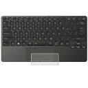 【2枚セット】Fujitsu FMV Mobile Keyboard 用 カーボン調 クリア タッチパッド 専用 保護 フィルム ★ トラックパッド フジツウ エフエムブイ モバイル キーボード(2)