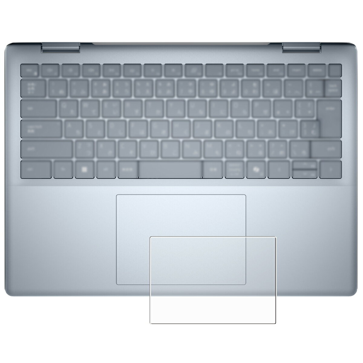 【2枚セット】Dell 14 Plus 2in1 / 14 Plus 2025年モデル 用 高硬度 9H アンチグレア タイプ タッチパッド 専用 保護 フィルム ★ 強化 ガラスフィルム と同等の 高硬度9H デル フォーティーン プラス デル フォーティーン プラス ツーインワン