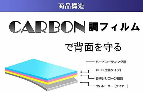 【2枚セット】Xiaomi Mi 10 Lite 5G XIG01 au 用【 カーボン調 クリア 】 背面 保護 フィルム ★ シャオミ エムアイ テン ライト ファイブジー