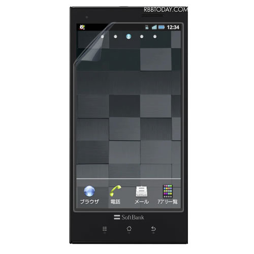 SoftBank 102P 用【 マット 反射低減 】 液晶 保護 フィルム ★ ソフトバンク