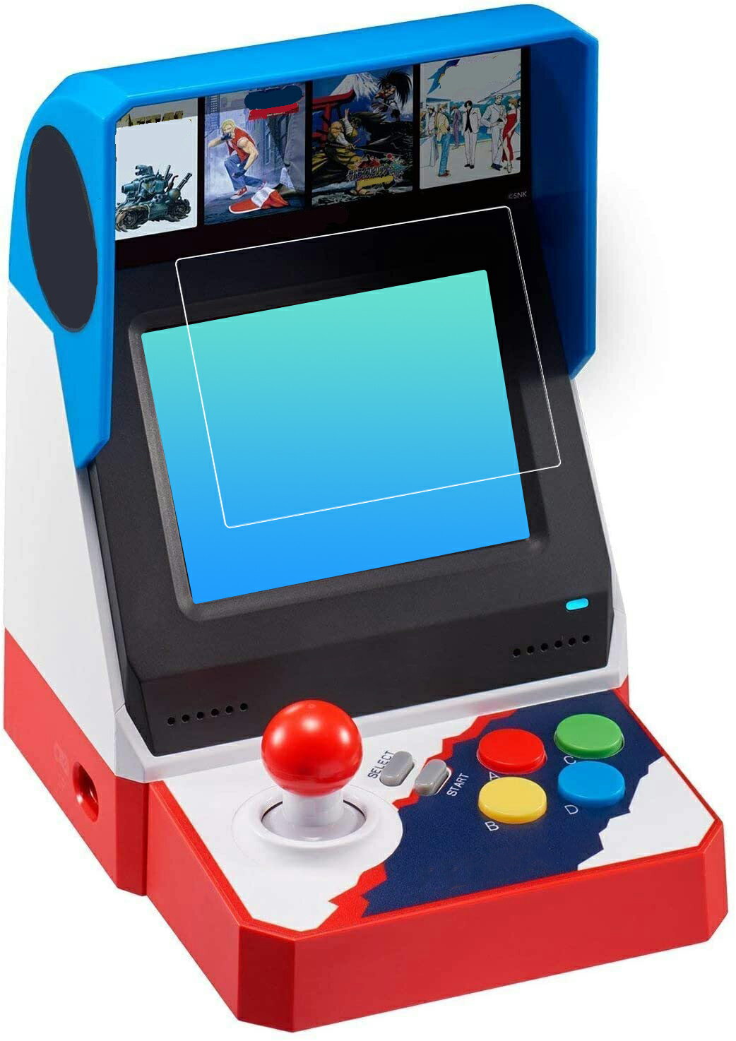 【2枚セット】NEOGEO mini ( ネオジオミニ ) 用【 抗菌 抗ウイルス 防指紋 クリア 】 液晶 保護 フィルム ★