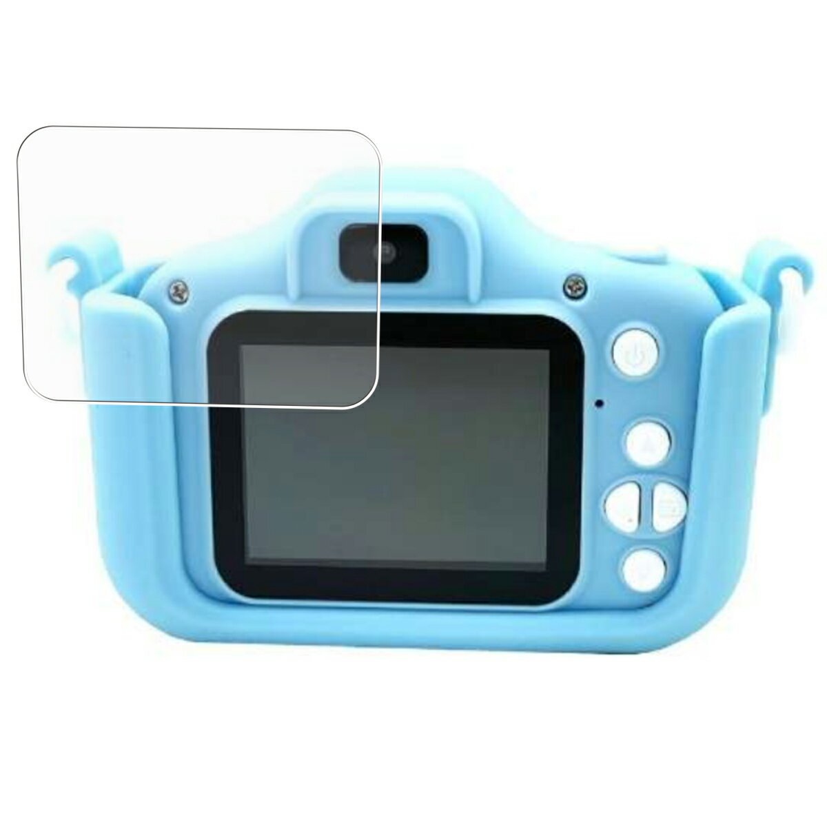 【スーパーSALE 半額 50%OFF】Cinnotown キッズカメラ KC-003 用 AR/マット ハイブリッド 高機能 反射低減 保護フィルム ★ シノ...