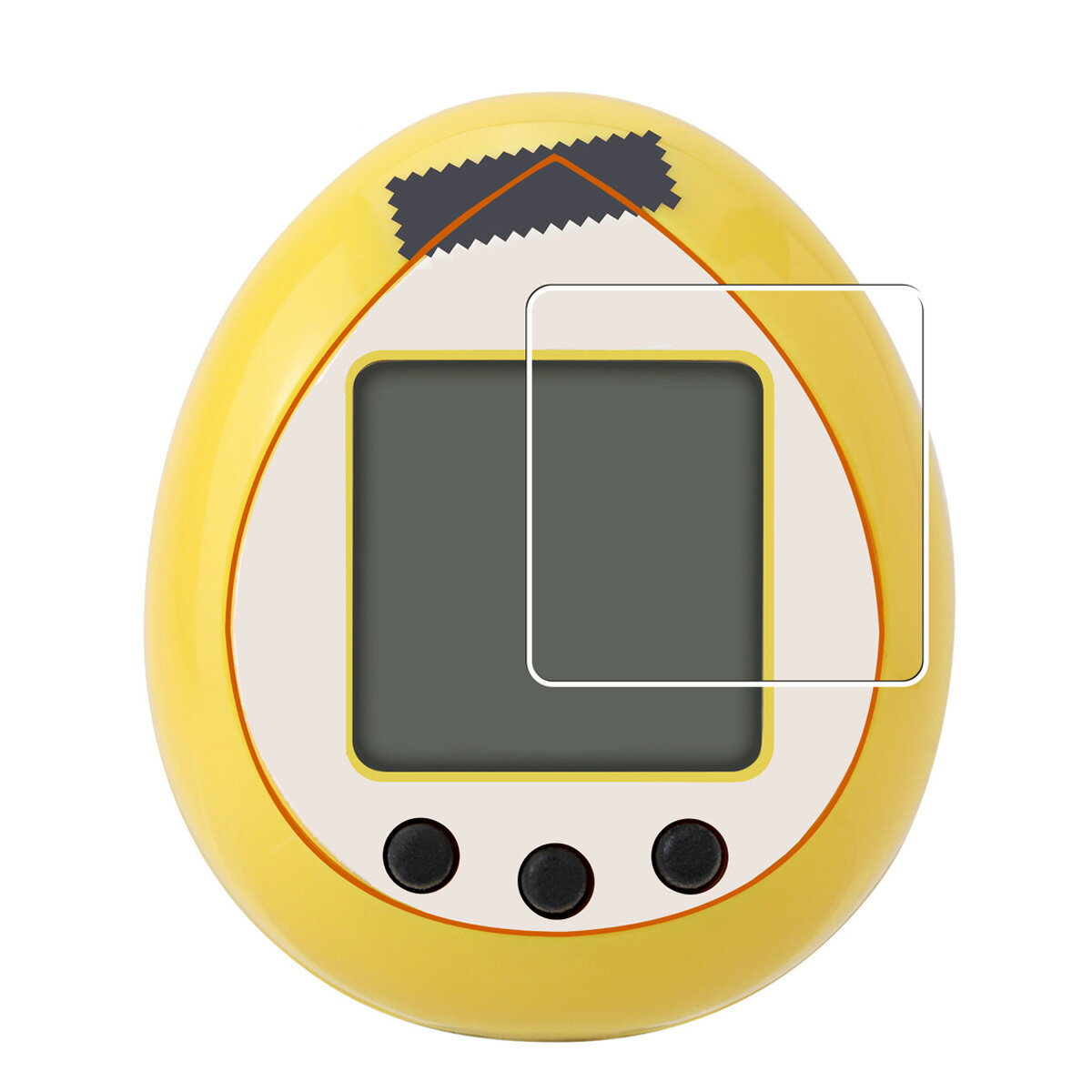 【2枚セット】Peanuts Tamagotchi 用 抗菌 抗ウイルス 防指紋 クリア 液晶 保護 フィルム ★ バンダイ B..