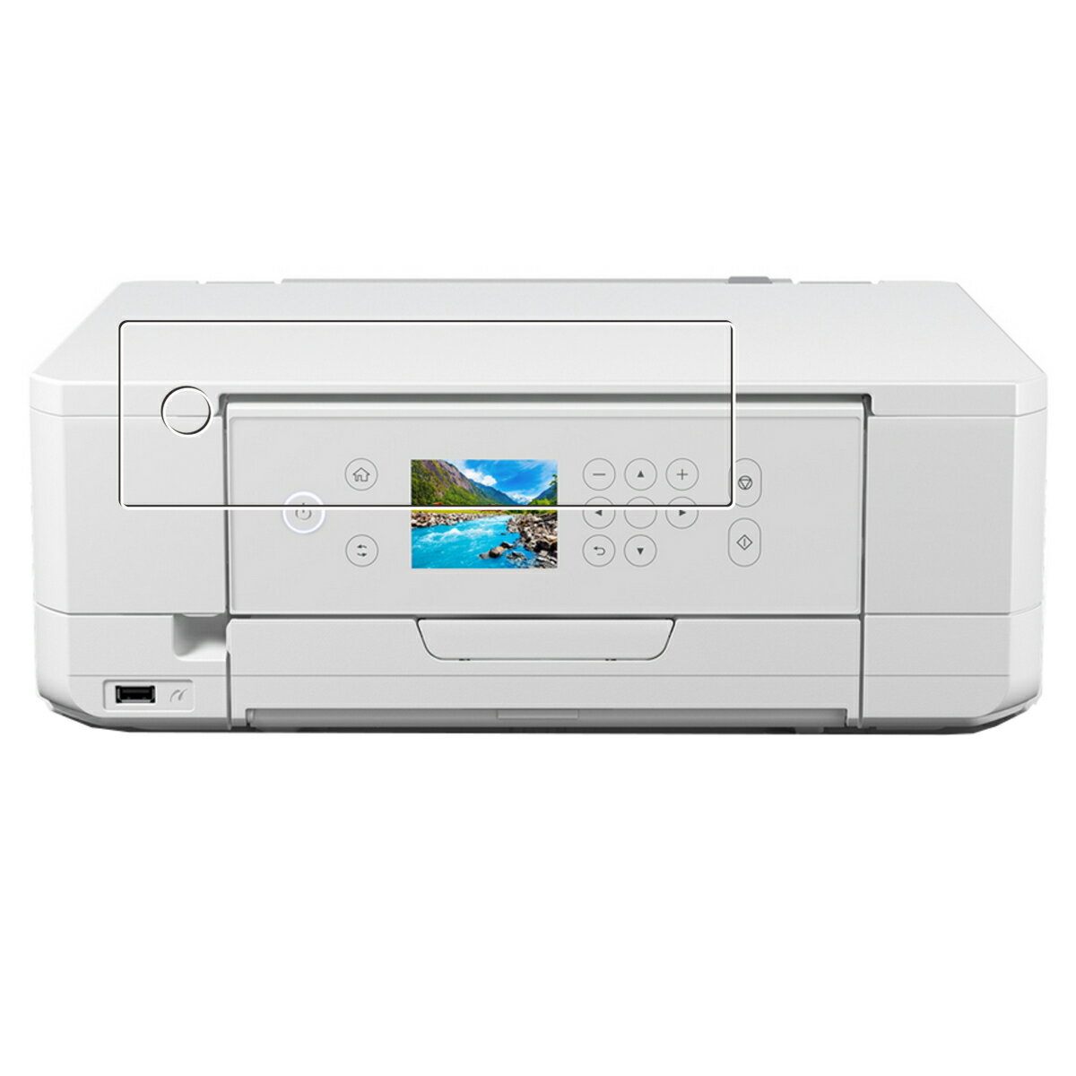 【2枚セット】EPSON Colorio EP-815A 用 [10] 超撥水 すべすべ 抗菌 抗ウイルス クリア タイプ 液晶 保..