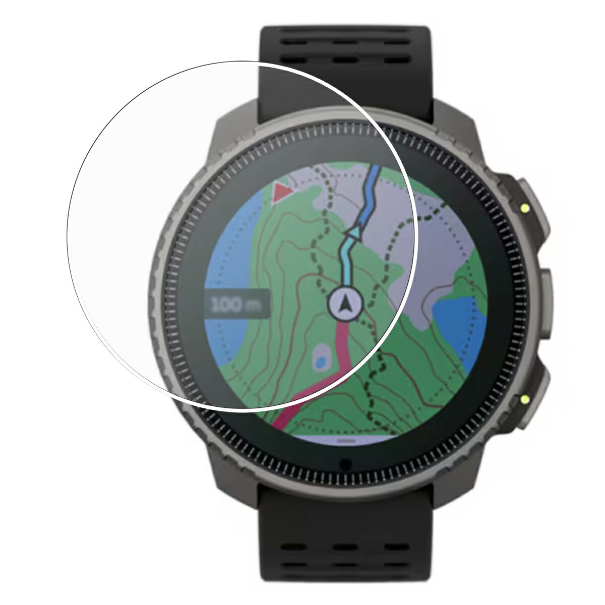 【2枚セット】SUUNTO VERTICAL 用 清潔 目に優しい アンチグレア ブルーライト カット タイプ 液晶 保護 フィルム ★ スント バーティカル