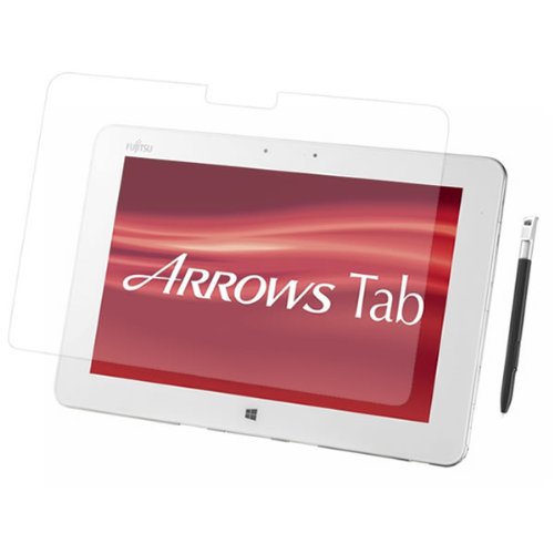 富士通 ARROWS Tab QH55/M 用 [10]【 超撥水 すべすべ 抗菌 抗ウイルス クリア タイプ 】 液晶 保護 フィルム ★ タブレット タブレットPC 液晶 画面 保護 フィルム シート 保護フィルム 保護シート