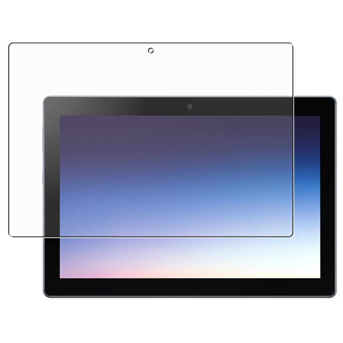 docomo dtab d-51C 10.1インチ シャープ 用 [10] 高機能 反射防止 スムー ...