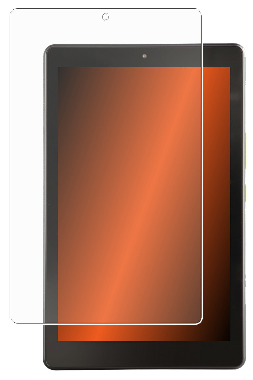 【2枚セット】Orbic TAB8 4G 用 [8] 高硬度 9H アンチグレア タイプ 液晶 保護 フィルム ★ 強化 ガラスフィルム と同等の 高硬度9H オルビック タブエイト フォージー