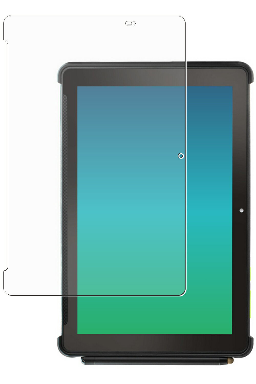 Orbic TAB10R 4G 用 [10] 高機能 反射防止 スムースタッチ 抗菌 液晶 保護 フィルム ★ オルビック タブテンアール フォージー